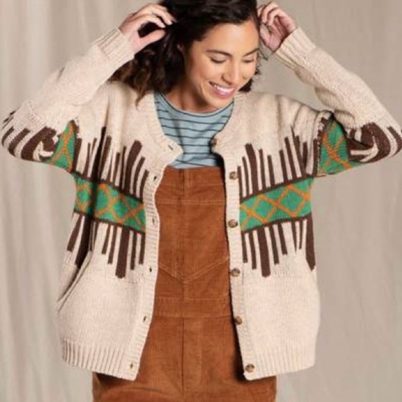 Toad&Co Sweaters - Toad & Co Nitsa Il Cardigan in Chai XS